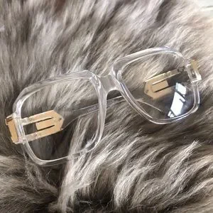 Accessories | Mens Clear Gold Retro Look Gazelle Glasses Nwt  display picture 2